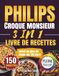 Philips Croque Monsieur 3 in 1 Livre De Recettes