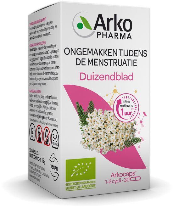 Arkocaps Arkopharma Arkocaps Duizendblad Bio Capsules