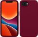 kwmobile telefoonhoesje geschikt voor Apple iPhone 17e / iPhone 16e - Hoesje met siliconen coating - Smartphone case in rabarber rood
