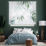 OEM Rideau double avec impression numérique, 160x180 cm, translucide