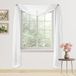 Elegant Comfort Luxe voile-gordijn, 140 x 548 cm, wit
