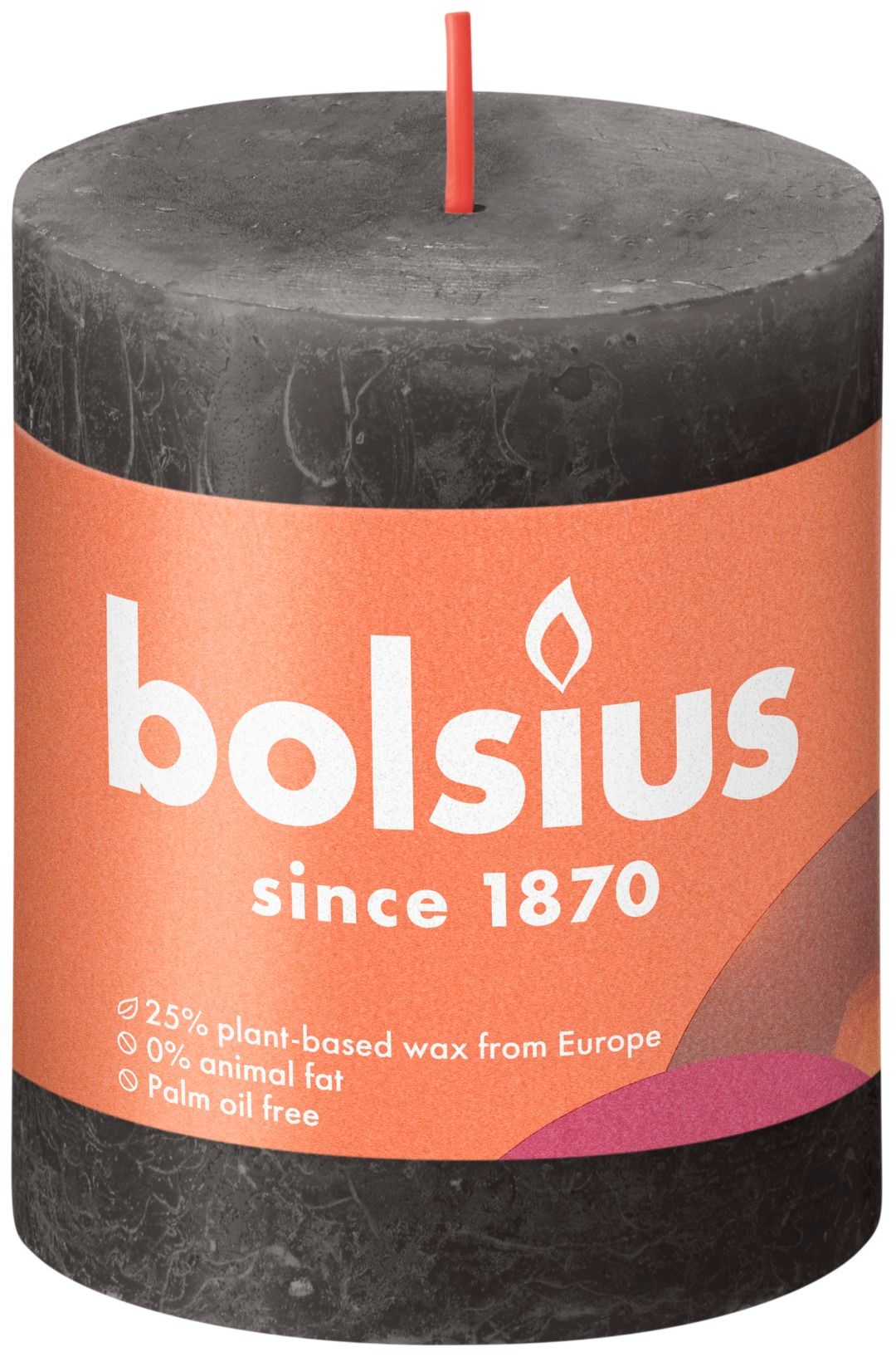 Bolsius LENGTE(AA163) - Donkergrijs