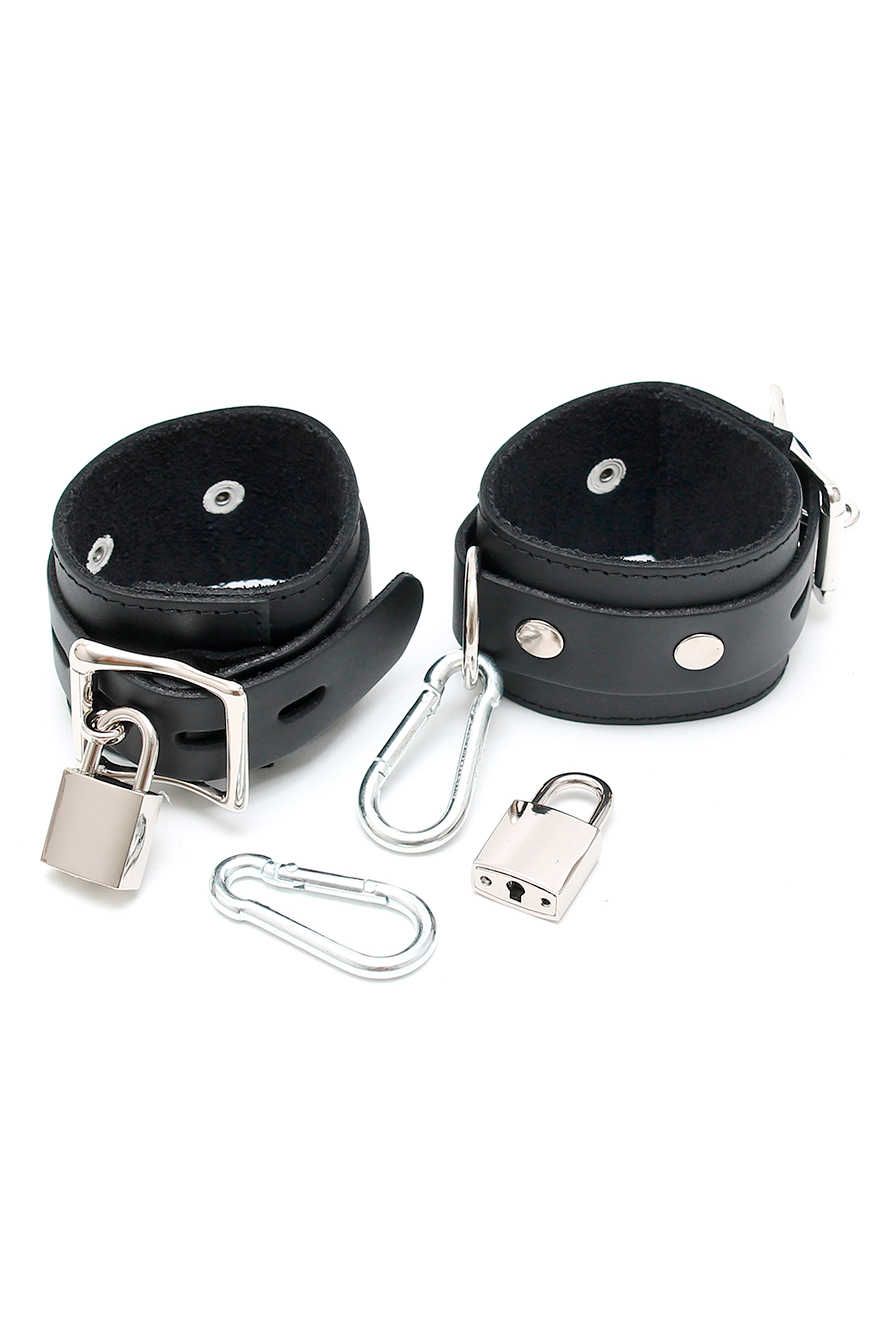 Bondage Play Handboeien + Hangsloten - 8718924232958