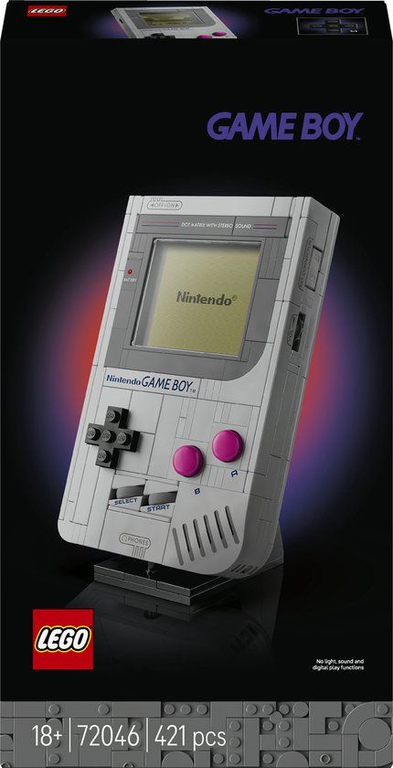 Lego Super Mario LEGO Game Boy Bouwpakket voor Volwassenen - 72046