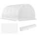 Serre en polyéthylène blanche 4 x 3 x 2 m