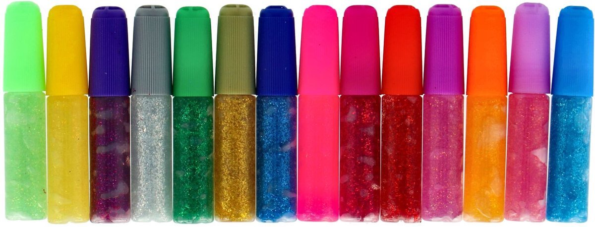 Jouet-Plus Glitterlijm 14 Tubes