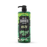 Barber Marmara Scheergel nr. 78 voor mannen, transparant, zonder schuim, met pomp, professionele Turkse kwaliteit, 1 l, voor baardcontouren en nauwkeurige scheerbeurt.