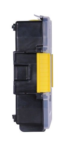 Stanley STST1-70720 Gereedschapskist - Zwart/Transparant - 29.5x6.5x21.5 cm