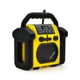 Metronic 477217 Bluetooth draagbare FM-radio schokbestendig/totaal muziekvermogen 30 W radio USB-poort
