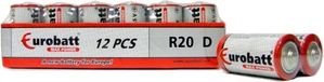 Eurobatt KK40 2x BATTERIES PUISSANTES LR20 D R20
