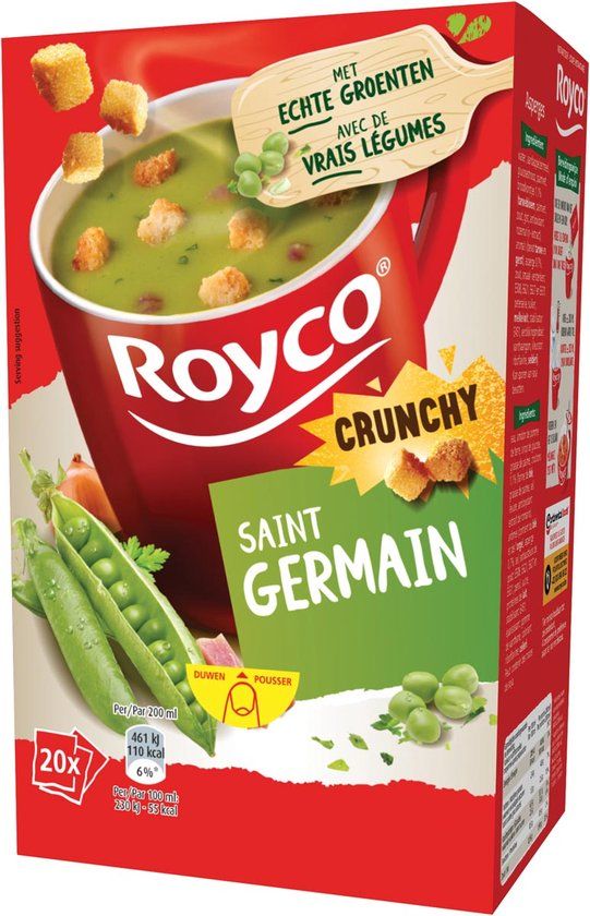 Royco Saint Germain Soup with Croutons 20 Sachets | Box of 20