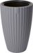 Form Plastic Plantenpot/bloempot Mika - kunststof - lichtgrijs - D40 x H58 cm - met binnenpot - rond