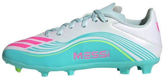 Adidas Performance F50 Messi League Firm Ground /Multi Ground Voetbalschoenen Kids - Kinderen - Wit