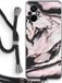 Case Company® - Xiaomi Poco M5 Hoesje met Koord - Roze stroom - TPU Back Cover