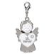 Depesche 14340.049 Pendentif ange gardien 365 jours - 18 février, en métal, porte-bonheur avec ange, cœur et porte-clés, à offrir à la famille et aux amis