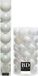 Kaemingk B.V. Décoration de Noël boules de Noël en plastique nacre blanc 6-8 cm paquet de 51x pièces