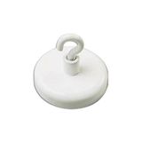 Pavo Witte haakmagneet, diameter 25 mm, verpakking van 3 stuks