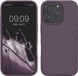 kwmobile telefoonhoesje geschikt voor Apple iPhone 16 Pro Max - Hoesje met siliconen coating - Smartphone case in Bleke iris