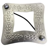 GARDINIA Embrasse, ruit, rvs-look, 10 x 10 cm, metaal