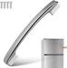 Dailygoods Poignée de porte Universel Plastique Argenté