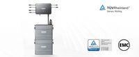 Solar Flow Hub 2000 - Onduleur pour installations de balcon - Stockage d'énergie de 7680 Wh - Capacité extensible - Compatible avec Shelly Pro 3EM