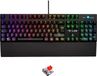 G-Lab Gaming toetsenbord: KEYZ RUBIDIUM, Mécanique, switches rouges, éclairage RVB, repose-poignet, Filaire, disposition AZERTY, noir