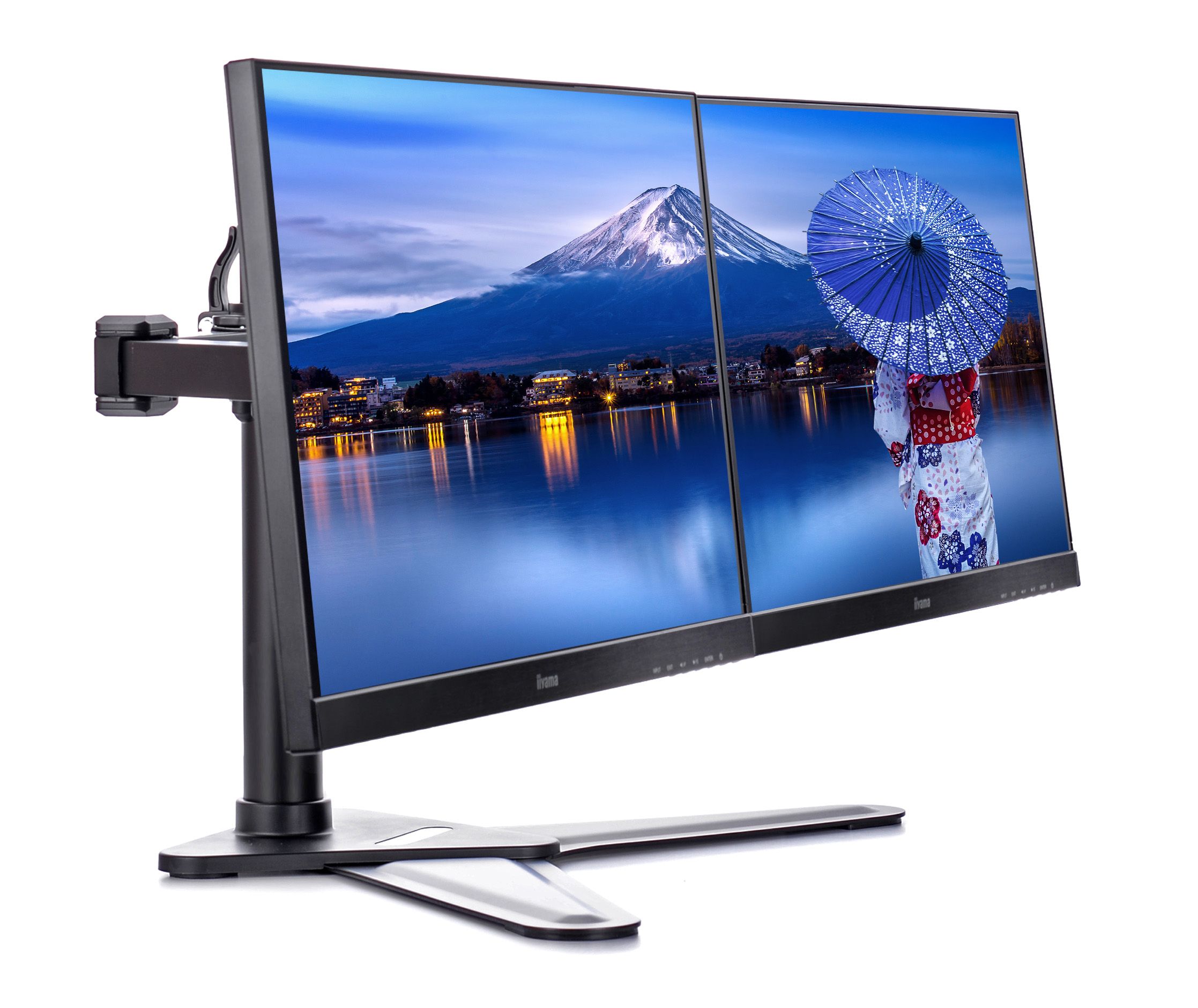 iiyama DS1002D-B1 Monitor Desk Mount - Black