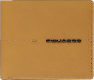 PIQUADRO Giles Men's Wallet Flip Out ID Holder RFID Yellow