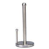 Kitchen Details Aanrecht enkele scheur papieren handdoekhouder, vrijstaand, verzwaarde bodem, houdt standaard rollen, dispenserstang voorkomt ontrafelen, roestvrij staal