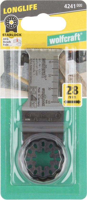 wolfcraft - Insteekzaagblad "Expert" BiM, STARLOCK-centreerhals - 4241000