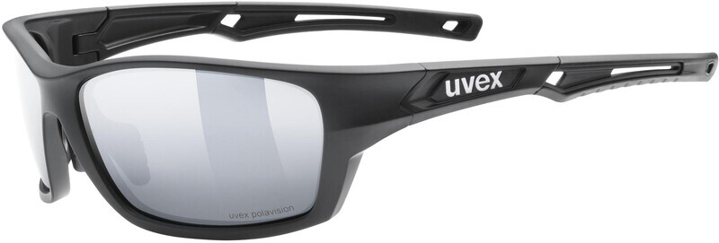UVEX Sportstyle 232 P Glasses, zwart/zilver