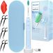 Philips Sonicare HX3651/12 Blau: Elektrische tandenborstel + etui + accessoires