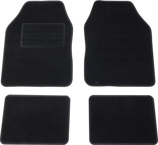 Carpoint Universele mattenset 'Malibu' zwart