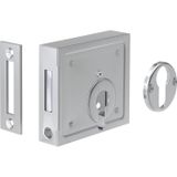 BEVER Opzetslot 150 DIN L/R PZ avec platine de fermeture plate, profondeur de pêne 60mm - 150P