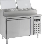 - Professionele Saladette | 2 Deuren | 6x 1/3GN-Pan | Standard Line | | 7450.0102 | Horeca grijs