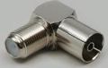 BKL Electronic 0403137 Adaptateur coaxial Prise coaxiale - Prise F 1 pièce(s)