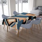 Bonamaison Tafelkleed, Anti-Mold, Sneldrogend, Waterdicht, 100% Polyester Tafellaken, 140cm x 200cm - Ontworpen en Vervaardigd in Turkije