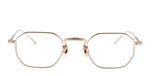 Matsuda M3166 Lunettes De Vue Unisexe Doré Géométrique 46mm