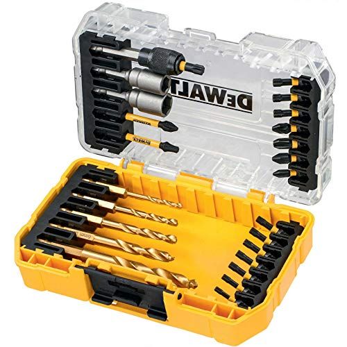 DeWalt DT70735T-QZ boor-bitset 25-delig slagf. HSS-G, zwart/geel