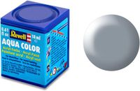 Revell Hobbyverf Acrylverf - Aqua #374 Grey - Satin - RAL7001 - Acryl - Verf potje - 18 ml