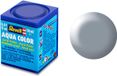 Revell Hobbyverf Acrylverf - Aqua #374 Grey - Satin - RAL7001 - Acryl - Verf potje - 18 ml