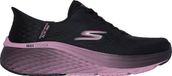 Skechers Max Cushioning Elite 2.0 - So Dames Sneakers - Zwart/Paars - Maat 41