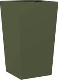 vidaXL Plantenbak 45x45x75 cm staal olijfgroen