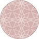 Bonateks Ronde digitaal bedrukte muismat, antislip onderkant, voor kantoor en thuis, diameter: 22 cm