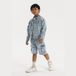 Minoti jongens cargo shorts denim katoen blauw