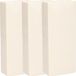 Gerimport Luchtbevochtigers/waterverdampers radiator - 3x stuks - wit - aardewerk - L7,5 x H17,5