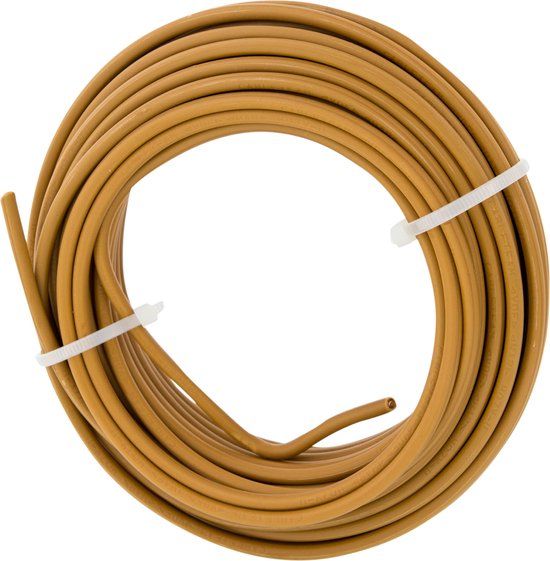 Installatiedraad VD 2.5 mm² - 10 m - bruin