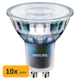 Philips Doos 10x GU10 PAR16 LED Spot | 3.9W 3000K 220V/240V 930 | 280lm 36° Ø50mm Dimbaar