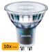 Philips Doos 10x GU10 PAR16 LED Spot | 3.9W 3000K 220V/240V 930 | 280lm 36° Ø50mm Dimbaar