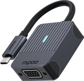 Rapoo USB-C naar VGA Adapter UCA-1003 Donker Grijs